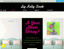 Tablet Screenshot of lizkellyzook.com